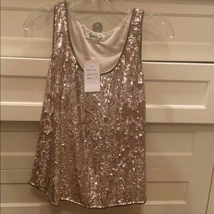 HANNAH JO SEQUIN TOP